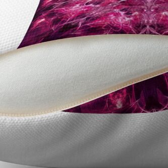 Alternate view of Dragonheart - Cerise Throw Pillow