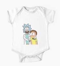 Body de manga corta para bebé Rcik y Morty