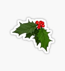 Small Holly Sticker