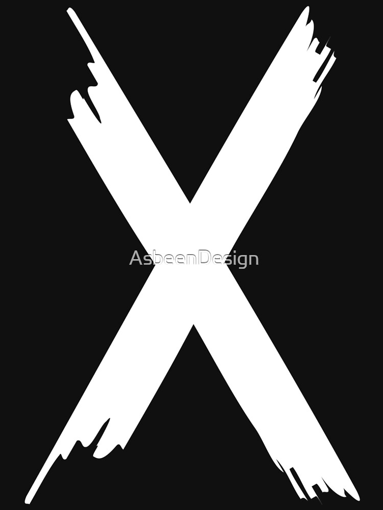 « X Paint letter » par AsbeenDesign