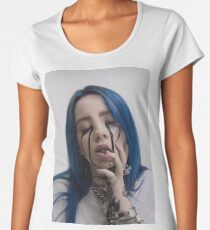 Billie Elish Black Tears Women's Premium T-Shirt