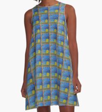 Slammin Lachs A-Linien Kleid