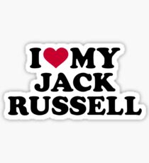 I love my Jack Russell Sticker