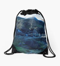 VIEWING BRIDGE Drawstring Bag