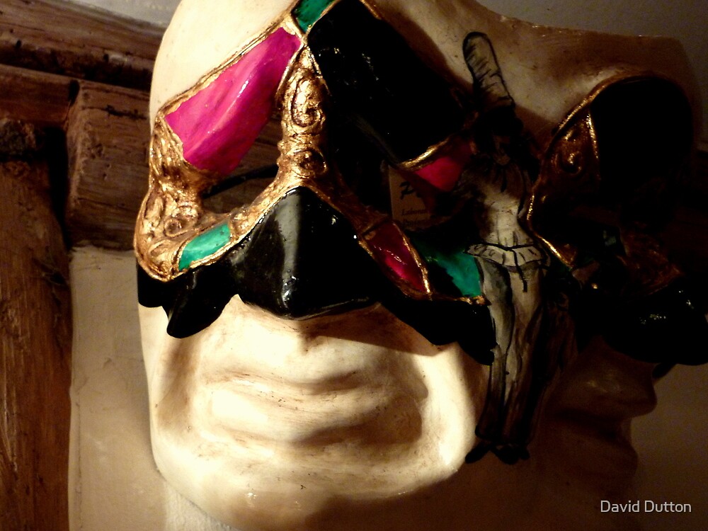 "Mask of Pain" by David Dutton Redbubble