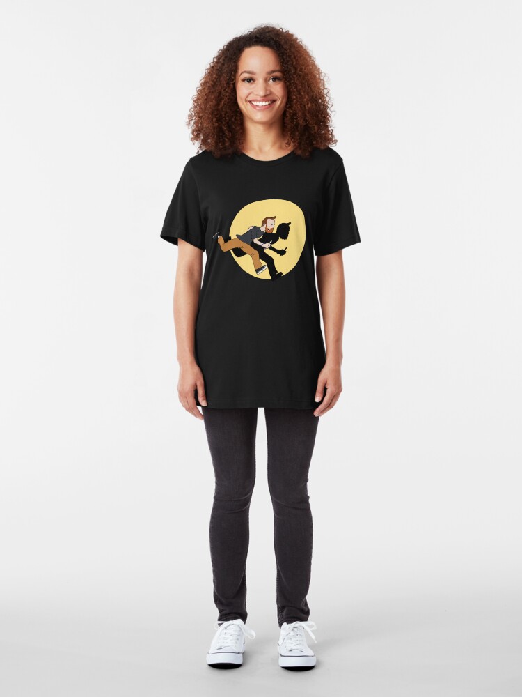 Alternate view of Tintin Style! Slim Fit T-Shirt