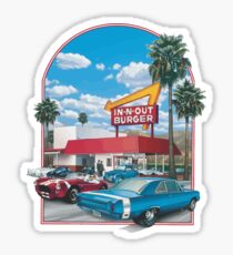 in n out logo Sticker