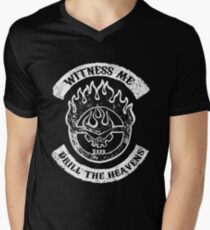 Witness me drill the heavens White Men's V-Neck T-Shirt