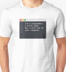 I Am A Programmer Unisex T-Shirt