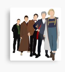 Doctor Who - All Five Modern Doctors - New Costume! (DW Inspired) - 13th Doctor Metal Print