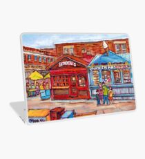 OTTAWA BYWARD MARKET CANADIAN SCENES OUTDOOR URBAN MALLS ICE CREAM AND PASTRY SHOPS C SPANDAU ARTIST Laptop Skin