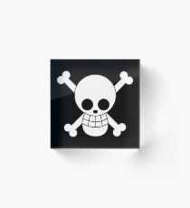 PIRATE DEATH HEAD Acrylic Block
