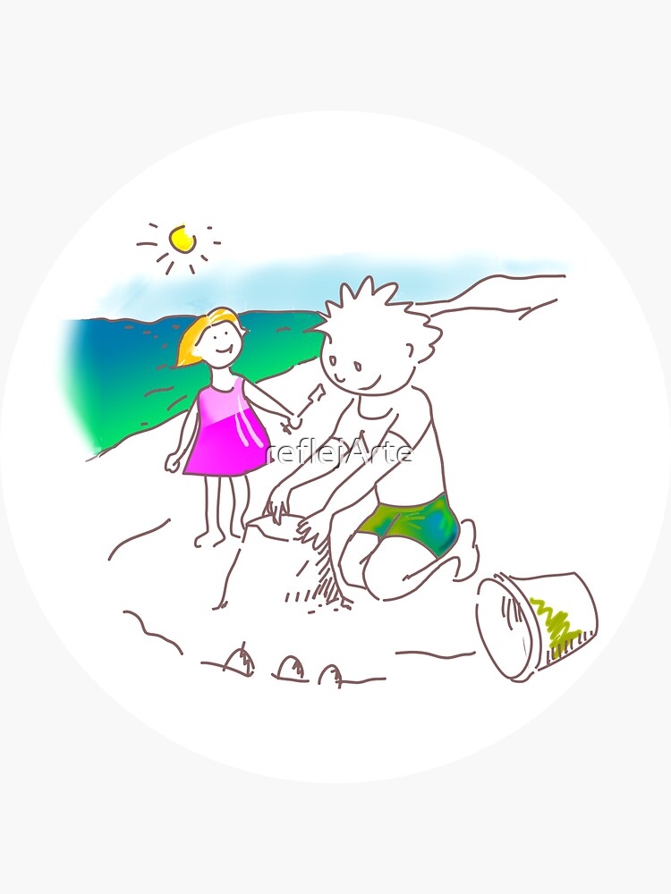 Auf zum Strand, Kinder! - ¡Vamos a la playa, niños! - Let´s Go to the Beach, Kids! by reflejArte