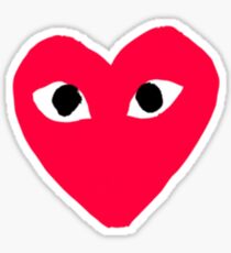 Heart with eyes Sticker