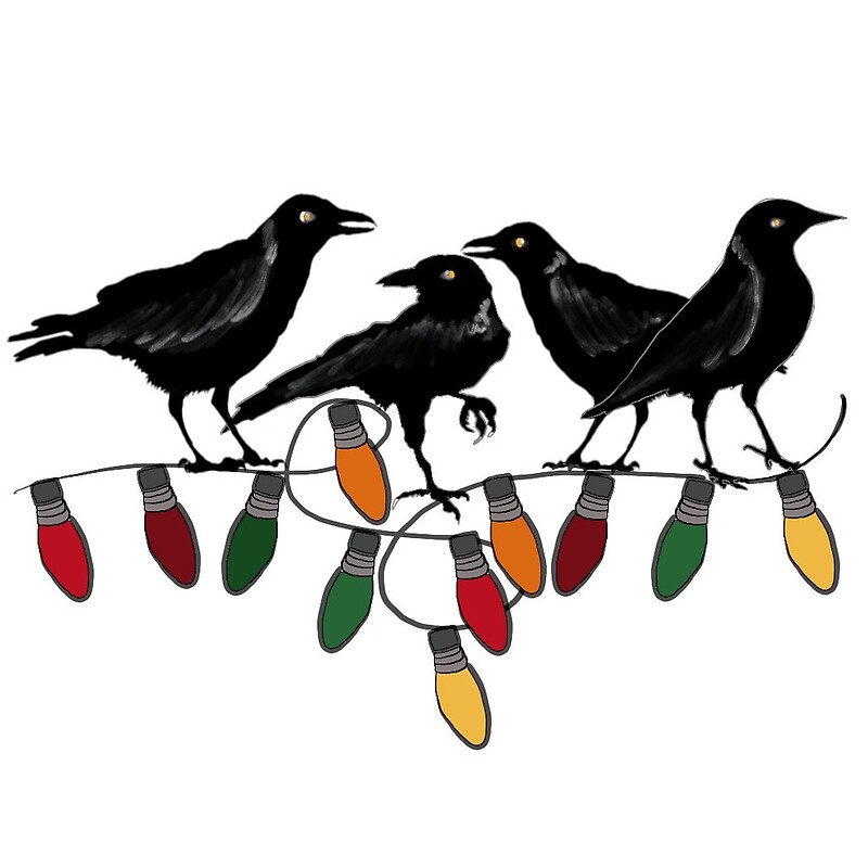"12 Days of Christmas 4 Calling Birds" by podartist | Redbubble
