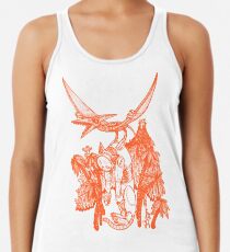pterodactyl pilot Racerback Tank Top