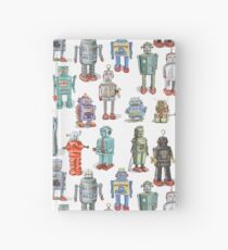 Fun Retro Robots Hardcover Journal