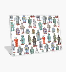 Fun Retro Robots Laptop Skin
