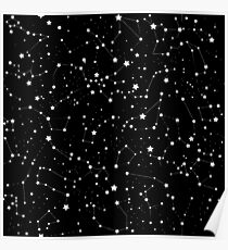 Black Galaxy Poster