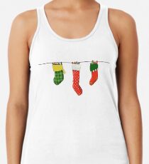 Three Christmas Stockings Women's Tank Top