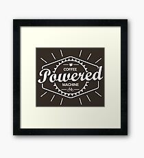 Coffee Powered Bicycle Framed Print