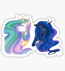 Princess Celestia and Luna Sticker