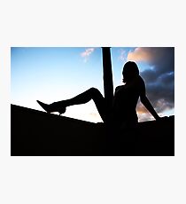 silhouette Photographic Print