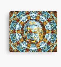 Albert Einstein Brain Power Canvas Print