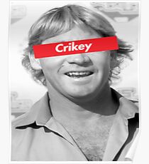 Steve Irwin Supreme Crikey Poster