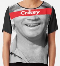 Steve Irwin Oberster Crikey Chiffontop