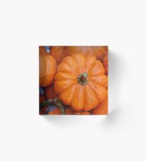Fall Pumkins Acrylic Block
