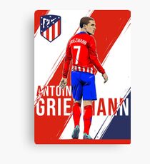 Illustration Griezmann Paint Canvas Print