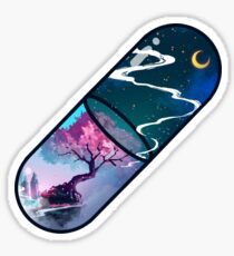 Sakura Pill Sticker
