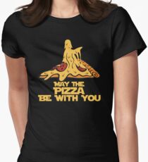 May The Pizza Be With You Women's Fitted T-Shirt