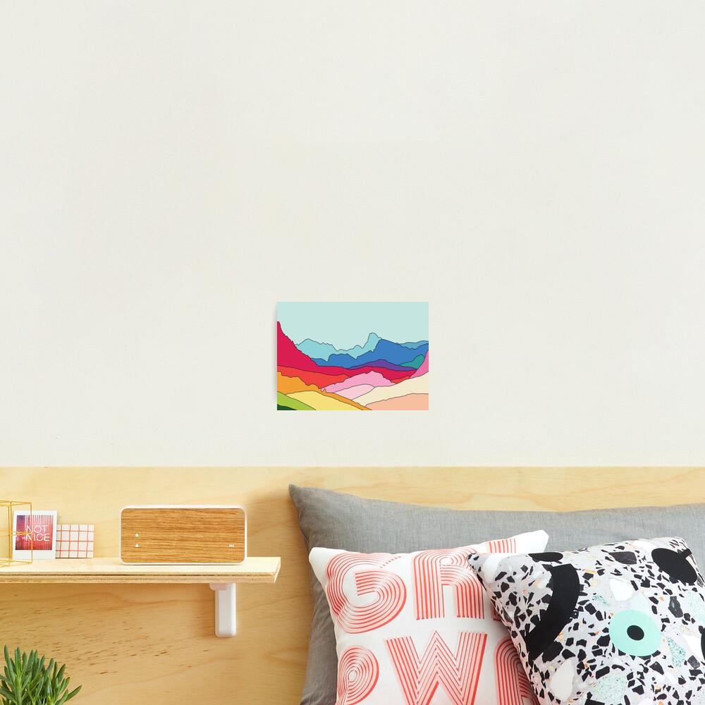 Rainbow mountains by Elebea Photographic Print