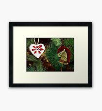 Weihnachtsdekorationen Gerahmtes Wandbild