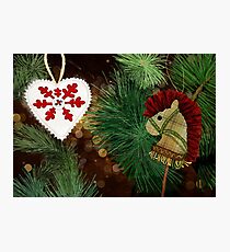 Weihnachtsdekorationen Fotodruck