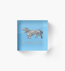 Dachsund Acrylic Block