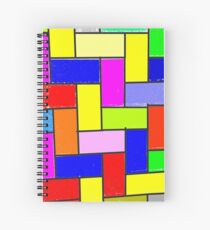 Colorful tiling Spiral Notebook
