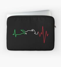 Motorcycle Heartbeat Laptop Sleeve