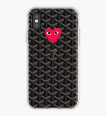 Goyard love comme des garcons iPhone Case