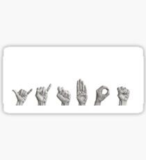 YITBOS - Sign Language (ASL) Sticker