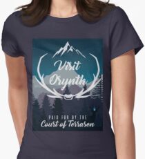 Visit Orynth Travel Poster Women's Fitted T-Shirt