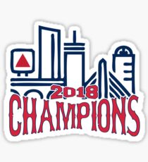 Red Sox 2018 World Series Champions Sticker