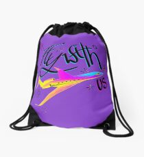 FLY WITH US JET Drawstring Bag