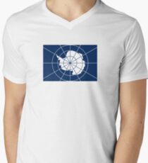 Flag of the Antarctic Treaty Men's V-Neck T-Shirt