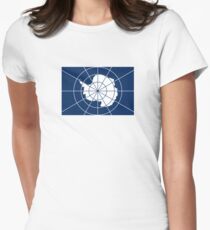 Flag of the Antarctic Treaty Women's Fitted T-Shirt