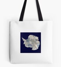 Satellite Image of Antarctica Tote Bag