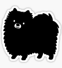 Schwarzer Pommern Sticker