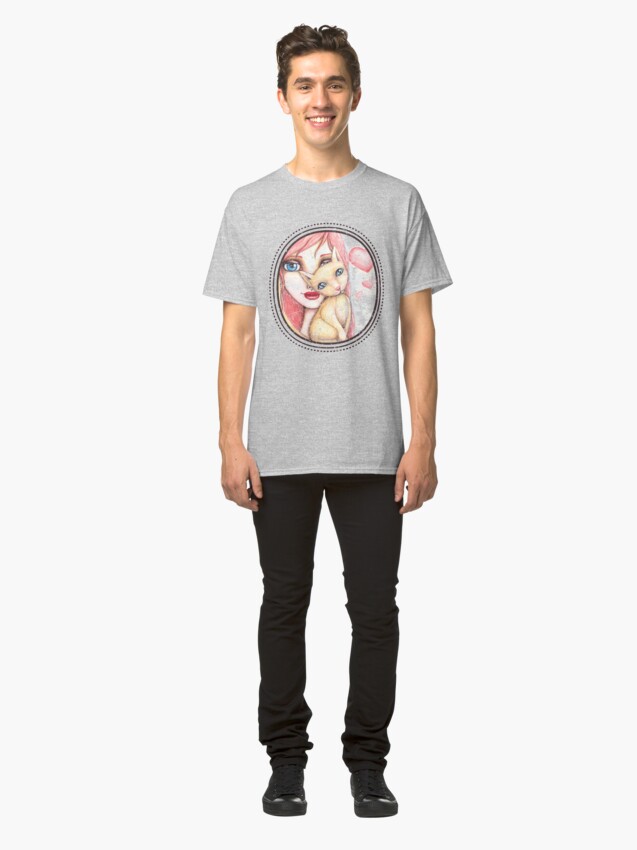 Alternate view of Kitten Selfie Classic T-Shirt